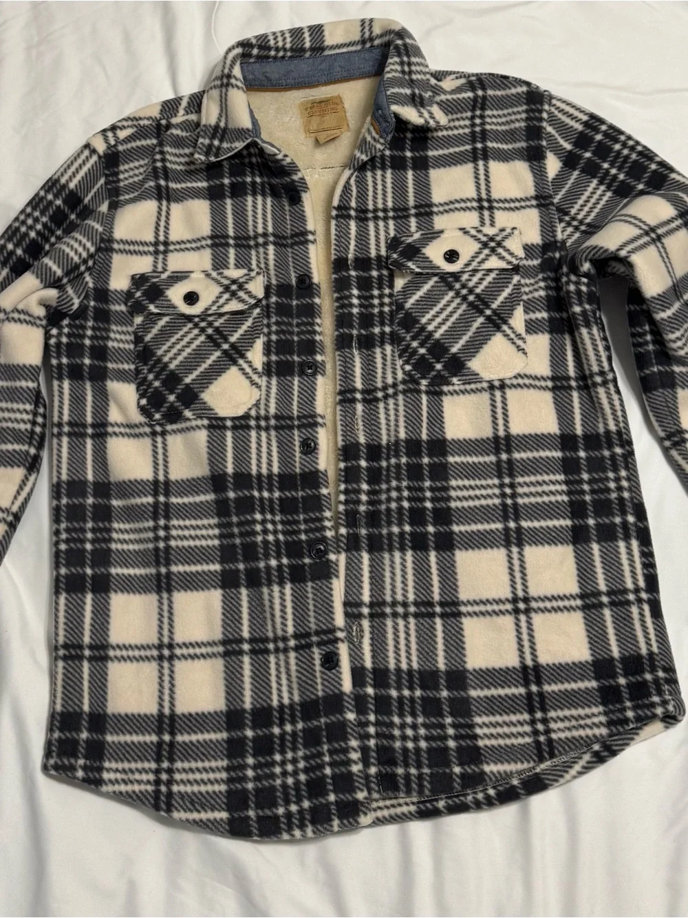 Telluride Clothing Company Sherpa-Lined Jacket - Cream Interior